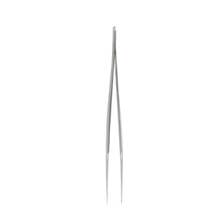 Amscope High Precision 4 1/2 in. Tapered Flat Tip Tweezers TW-049-05PK